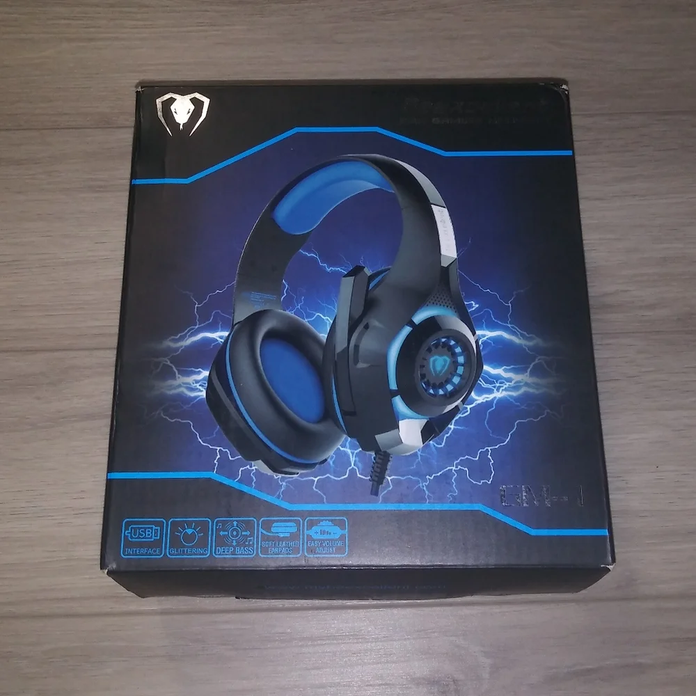 NWT Pro Gaming Headset by Bee xcellent - GM1 - Blue